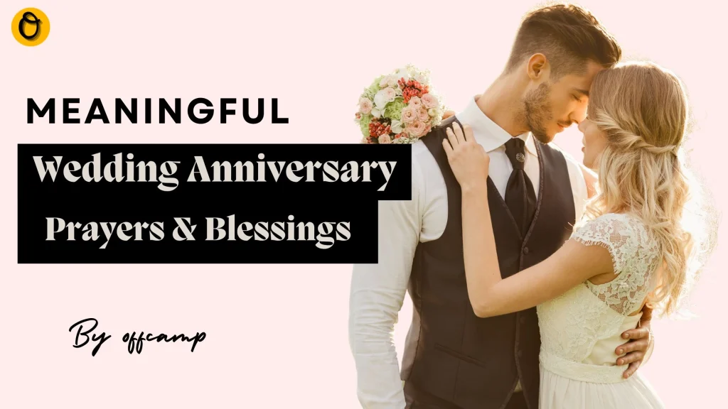 Wedding anniversary prayers and blessings for couples