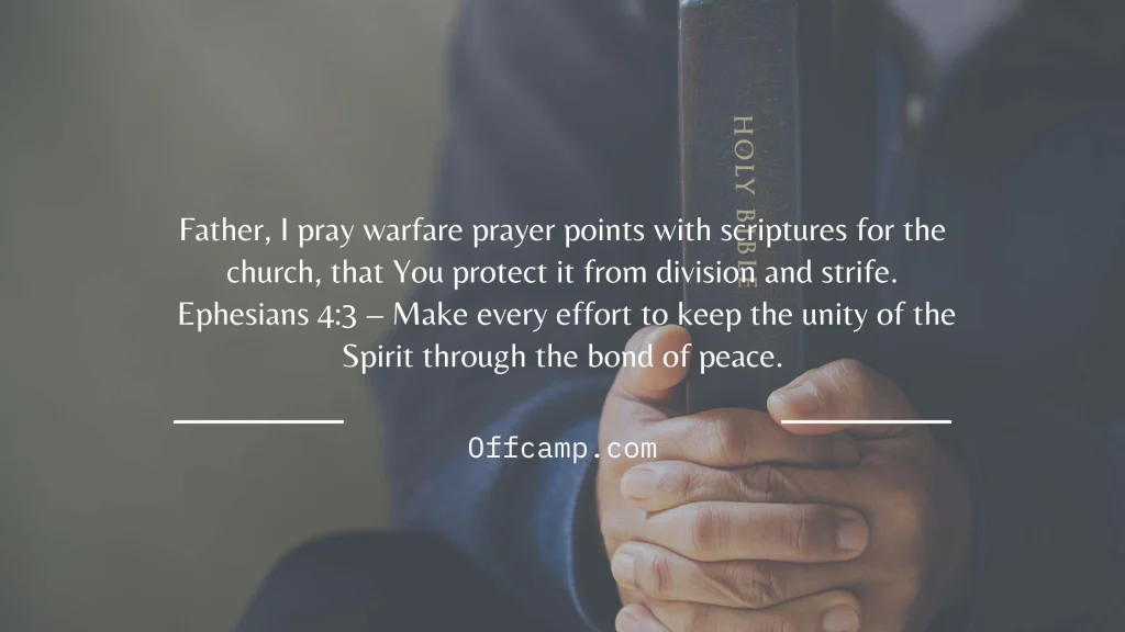 Fire prayer points with scriptures for deliverance