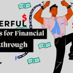 Midnight prayer scene for financial breakthrough