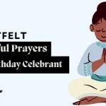 Prayer for birthday celebrant being shared during family celebration