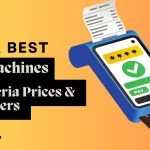 Small business owner using affordable POS machine Nigeria