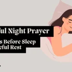 Night Prayer Messages Before Sleep