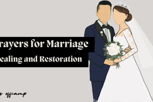 Couple praying together for healing marriage prayers and communication restoration in relationship crisis