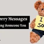 Deep Sorry Messages for Hurting Someone You Love