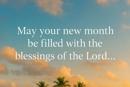 Happy new month prayer to my love message