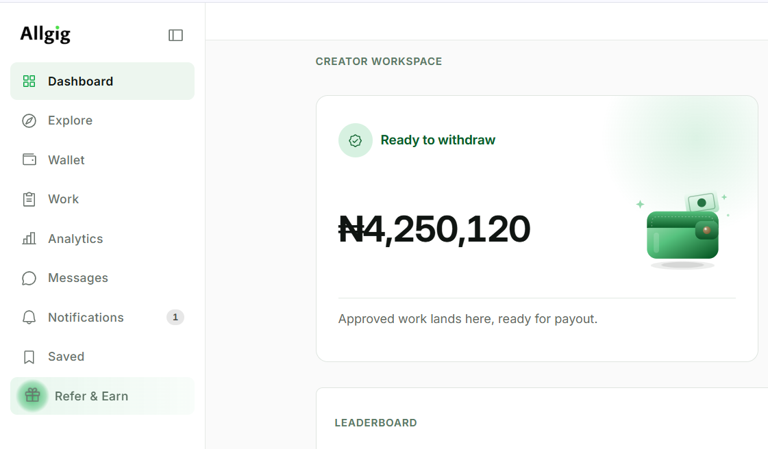 How I Made Over ₦4 Million in My First Month Clipping on AllGig.co (At 19, Starting From Zero)
